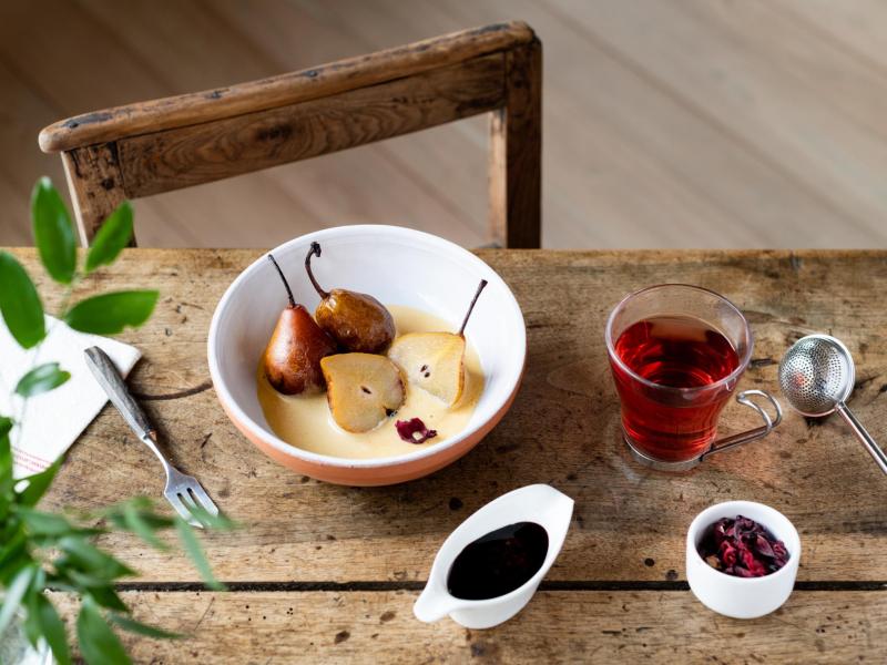 Buon Appetito: Martin Sec Birnen mit Zabaione