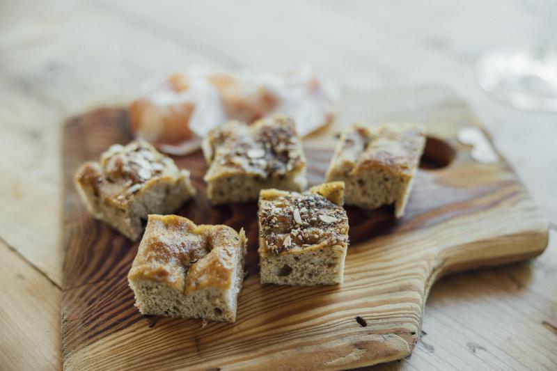 Manuela's famous focaccia - Locanda Mistral, Valle Maira